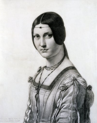 La Belle Ferronniere de Jean Auguste Dominique Ingres
